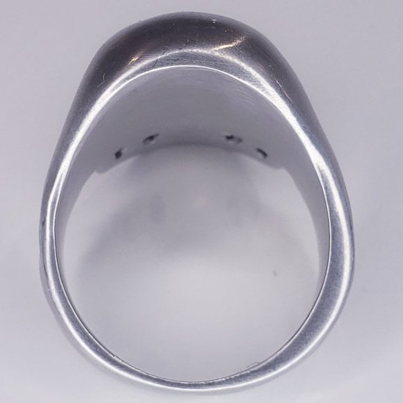 Silver Steel - Skull Shaped ring - 9US - Picture 7 of 8